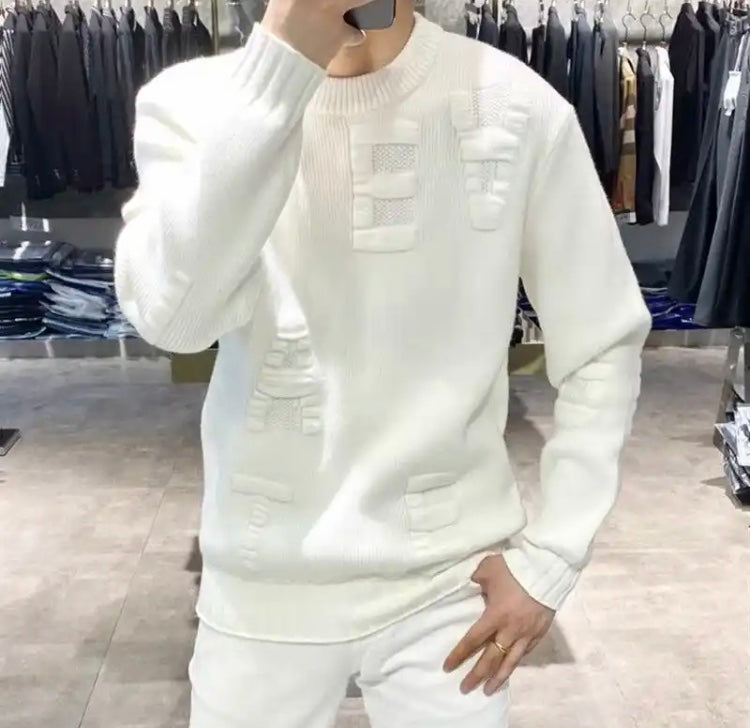 Pull T-shirt Longue Manche Blanc