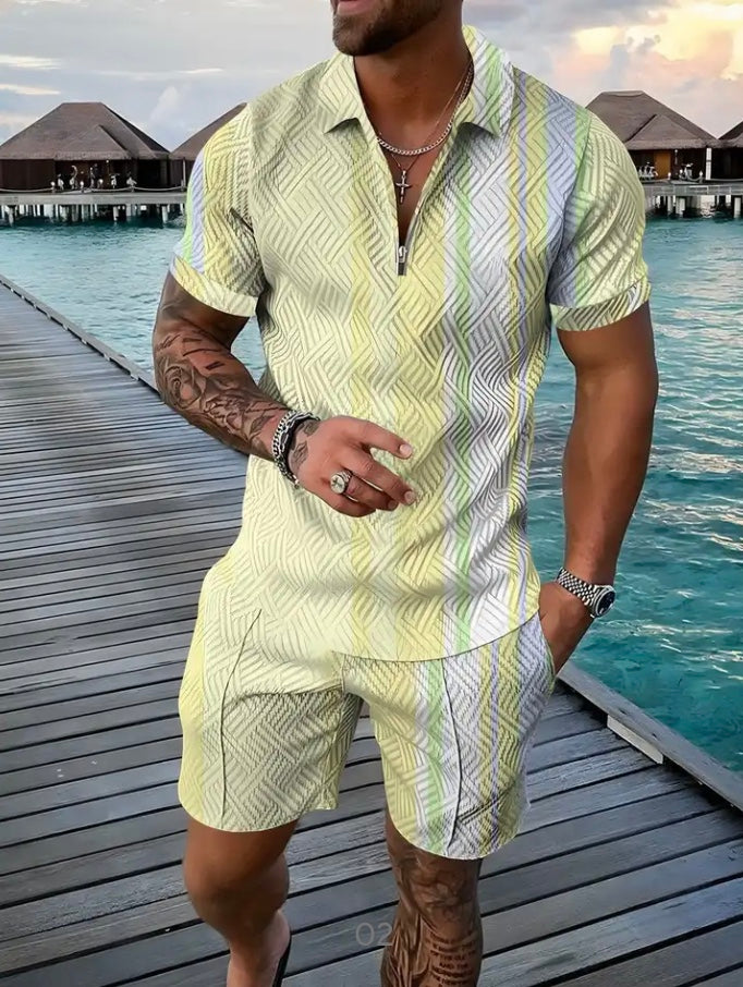 Ensemble Été Sport Chic Jaune