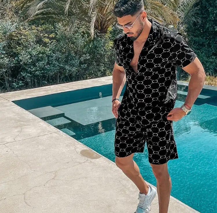 Gucci 2 pièce chemise 👔 short 🩳