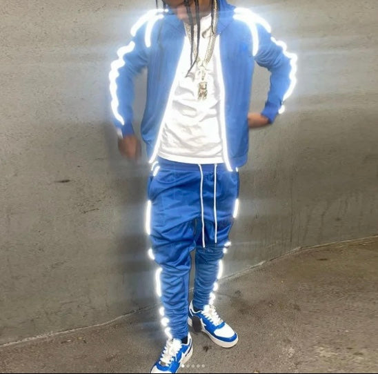Ensemble Lumineux Survêtement Bleu