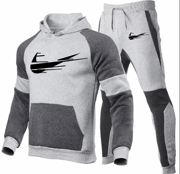 Ensemble Jogging Nike Gris