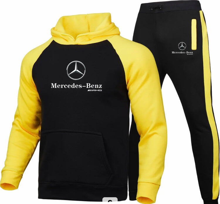 Ensemble Survêtement Mercedes Jaune