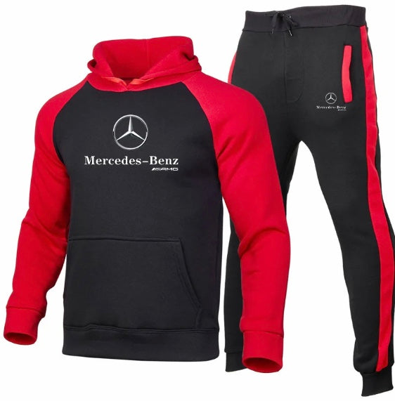 Ensemble Survêtement Mercedes Rouge