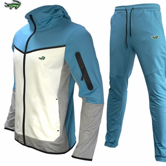 Ensemble Survêtement Lacoste Bleu 100% coton