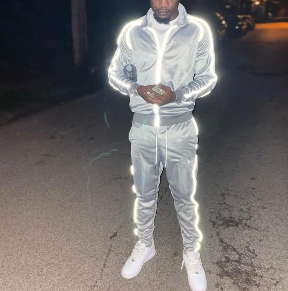 Ensemble Lumineux Survêtement Gris