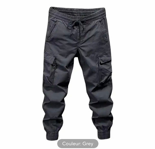 Pantalon Cargo 4 Poches Gris