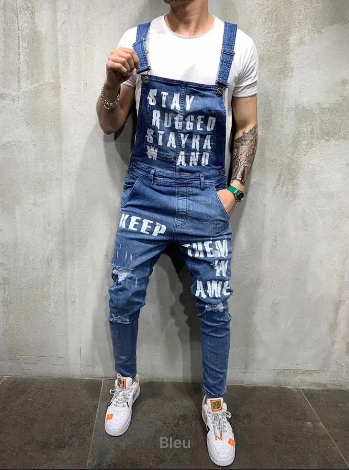 Salopette Homme Bleu