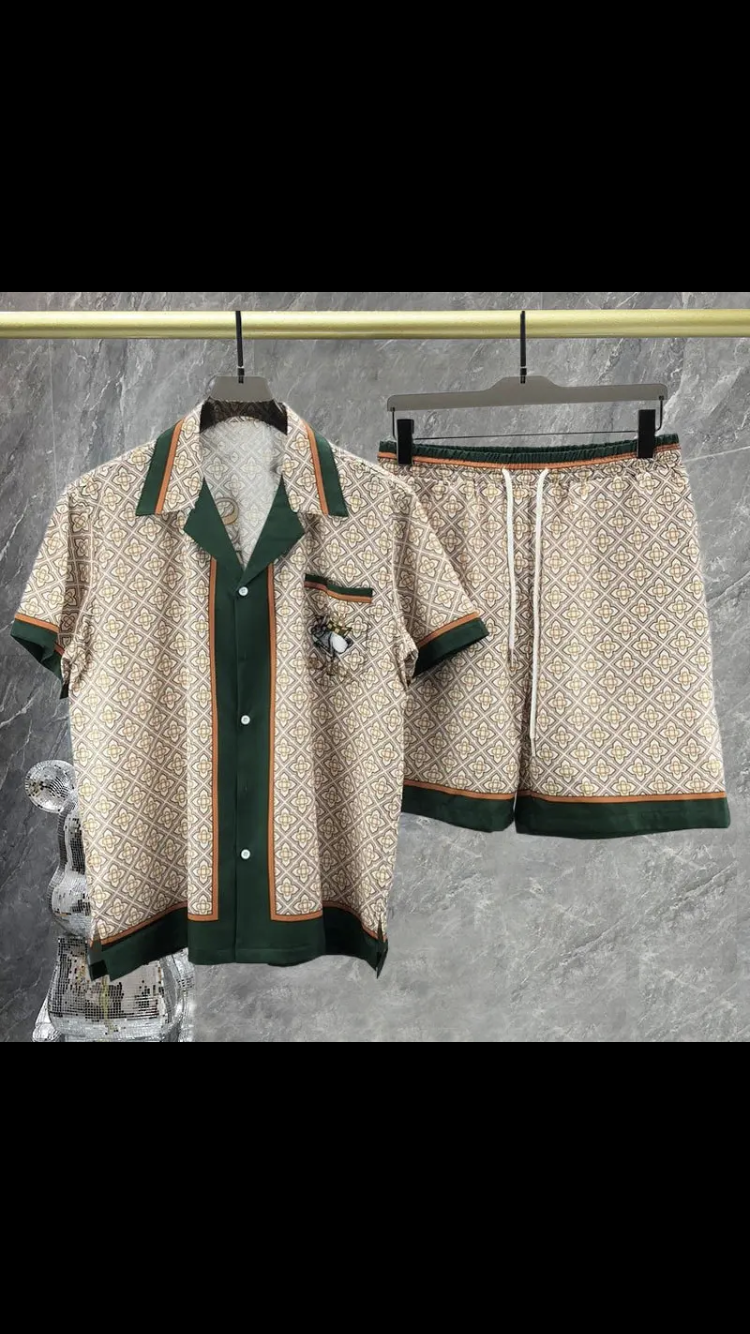 Ensemble des été chemise 👔 plus short 🩳 marque Casa