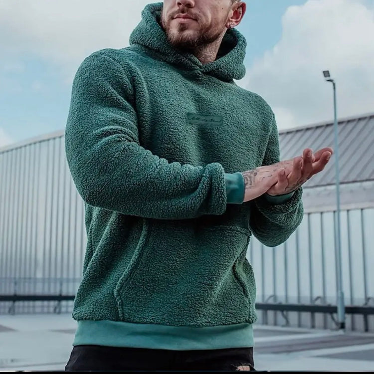Capuche fourrure Vert