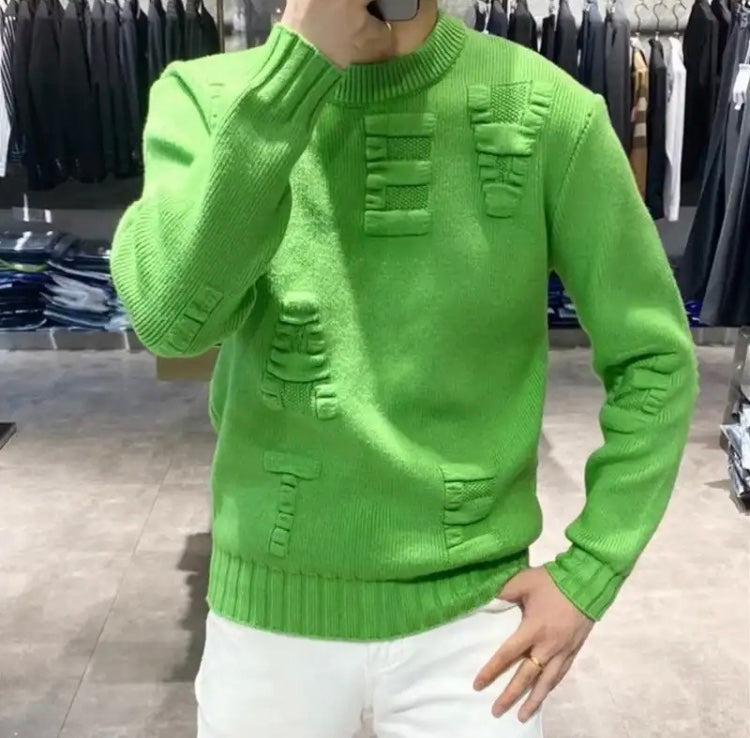 Pull T-shirt Longue Manche Vert