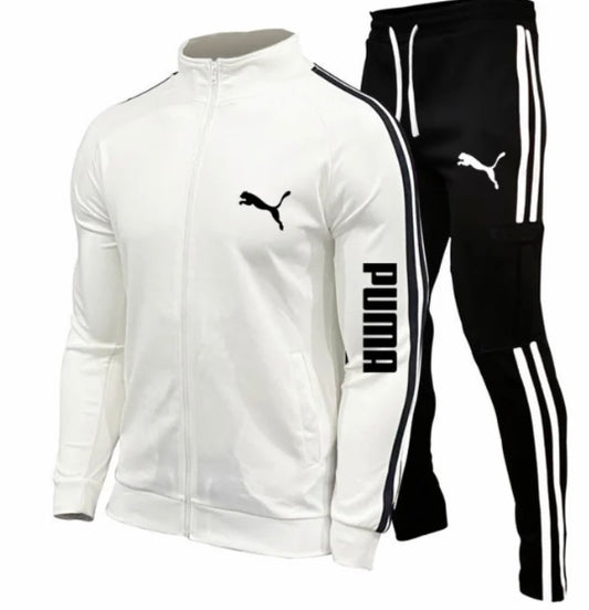 Ensemble Survêtement PUMA Blanc noir