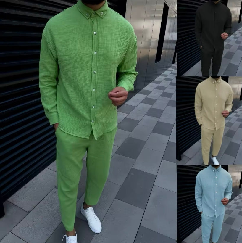 Ensemble confortable Vert