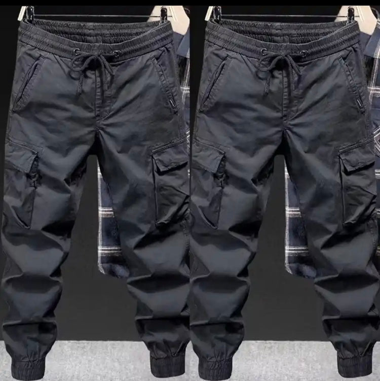 Pantalon Cargo 4 Poches Gris