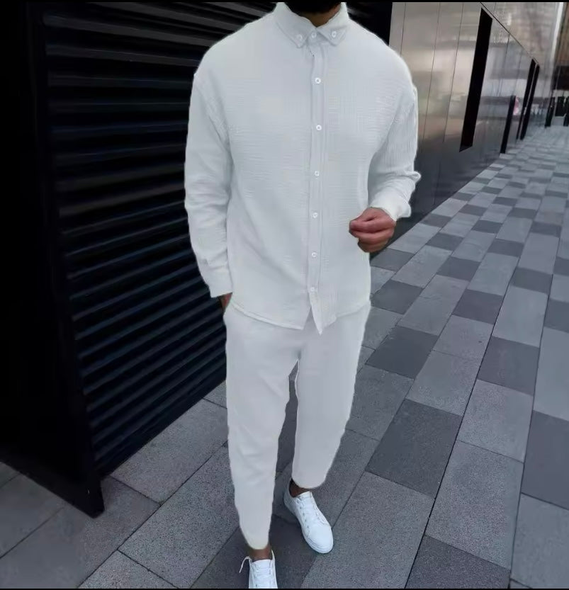 Ensemble confortable Blanc