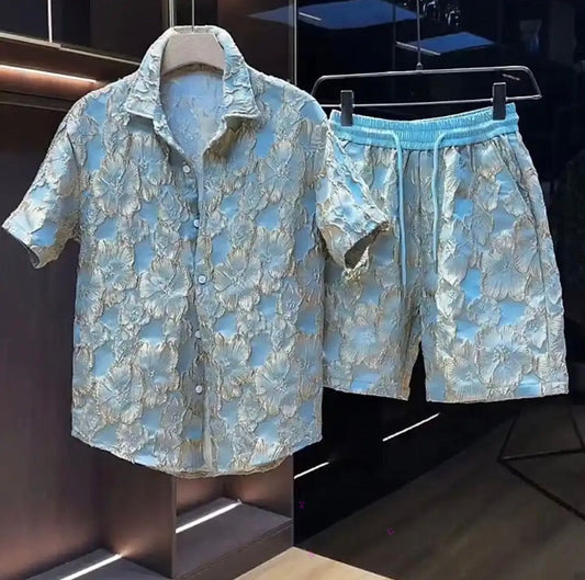 Ensemble Chic Moderne Été Bleu