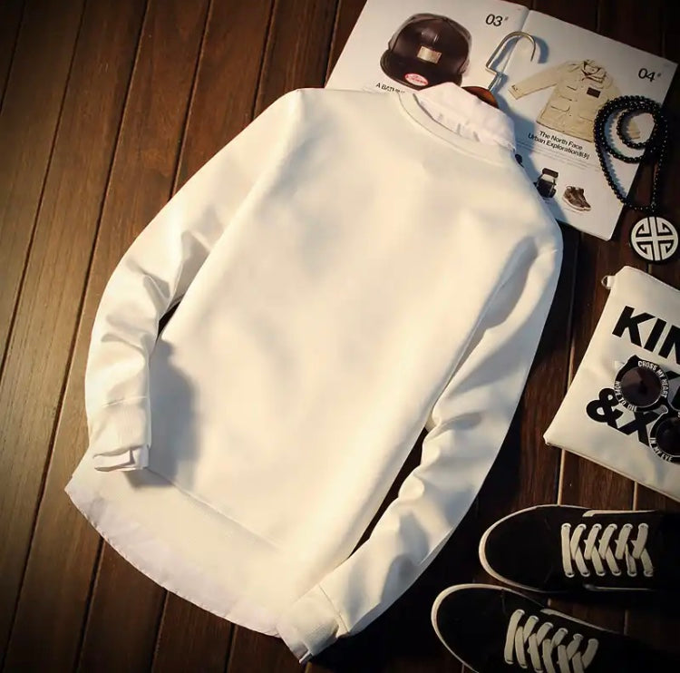 Pull T-shirt Joli Blanc