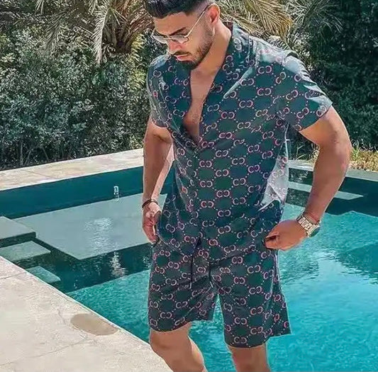 Gucci 2 pièce chemise 👔 short 🩳