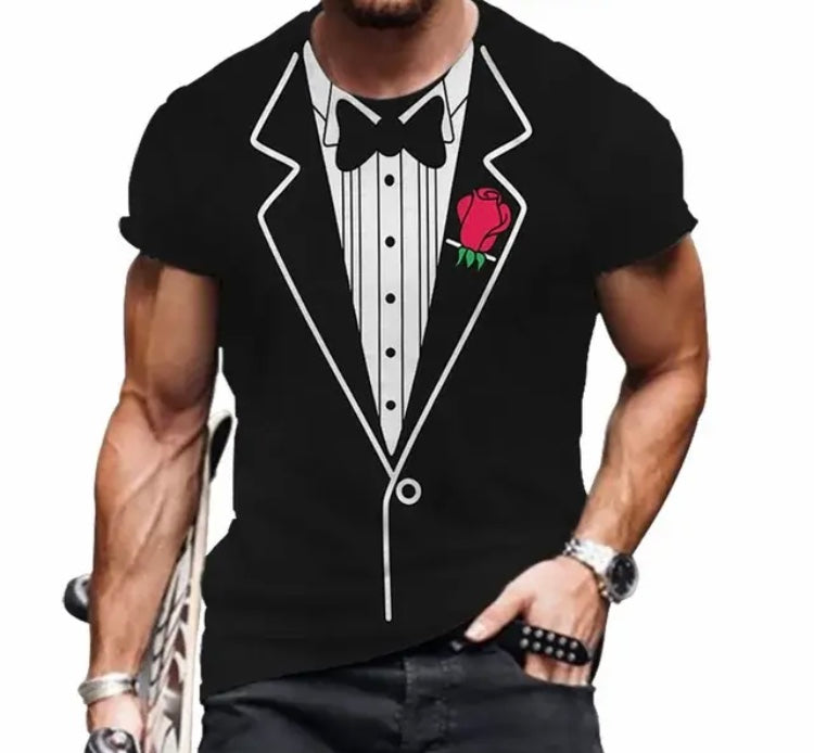 T-shirt imprimé sport chic 4 façon