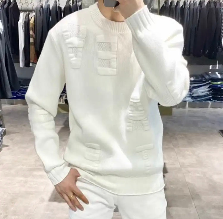Pull T-shirt Longue Manche Blanc