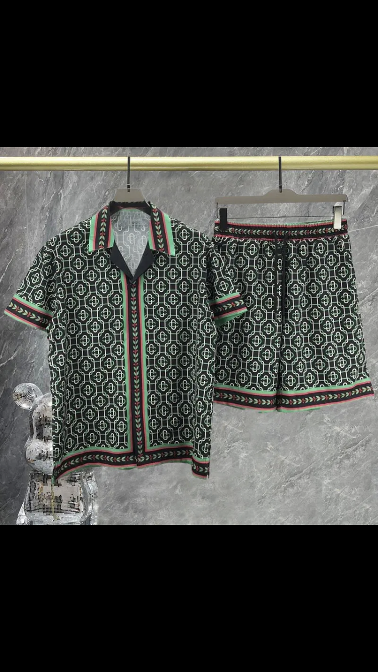 Ensemble des été chemise 👔 plus short 🩳 marque Casa