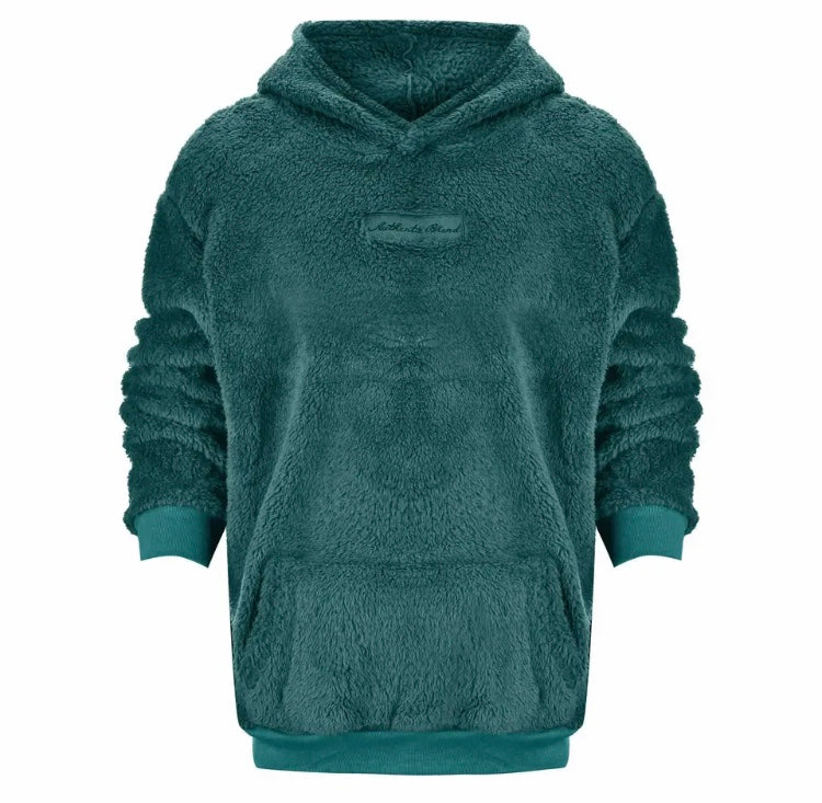 Capuche fourrure Vert