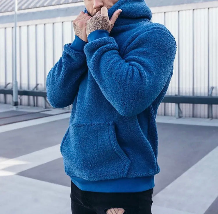 Capuche fourrure Vert