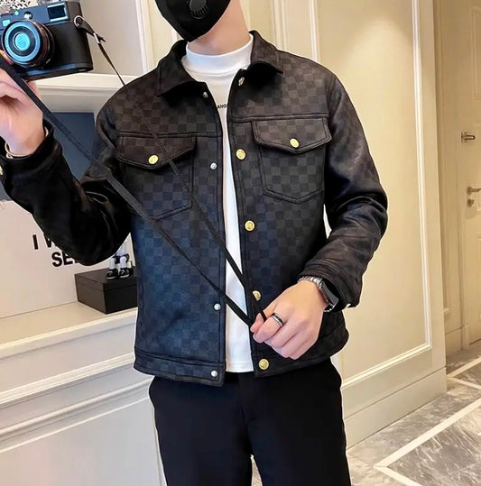 Veste Louis Vuitton Cuir Noir