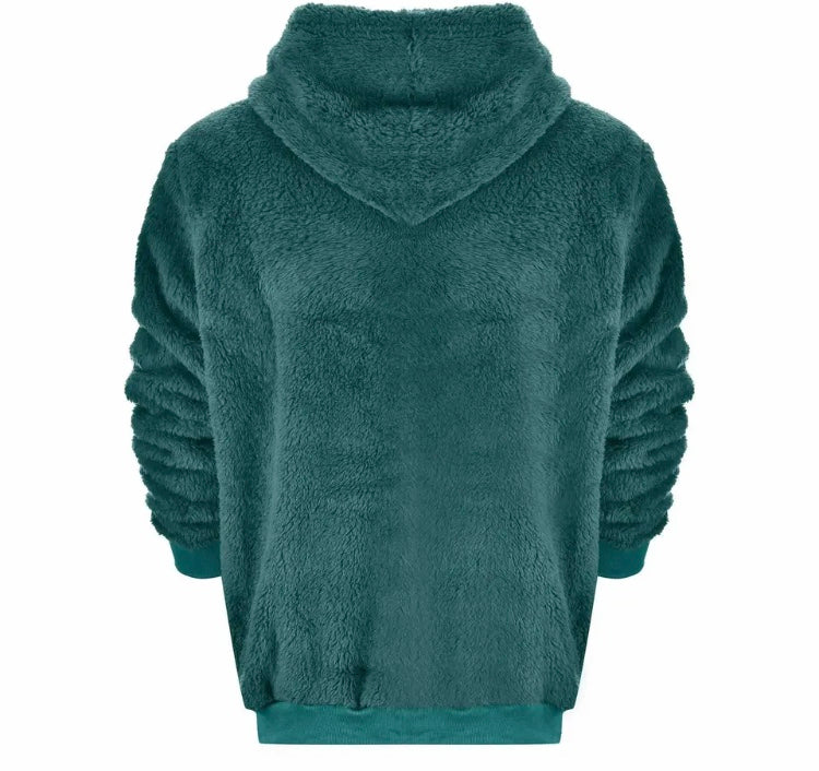 Capuche fourrure Vert