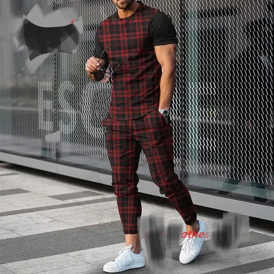 Ensemble Été Chic noir rouges
