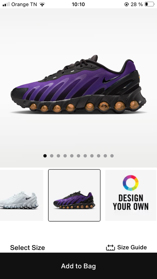 Baskets 👟 Nike Air Max DN8 couleur violet 😈